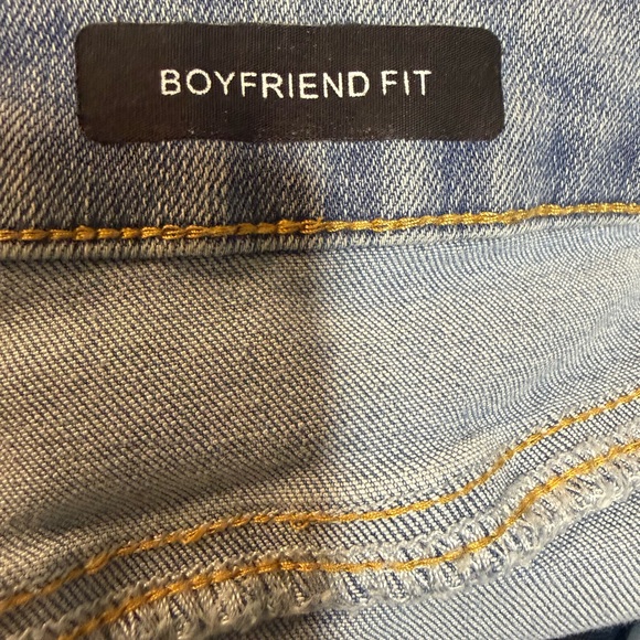 Judy Blue Mid Rise V Front Cuff Boyfriend Cool Denim Jeans 88938 Sz 11/30 - Picture 13 of 14